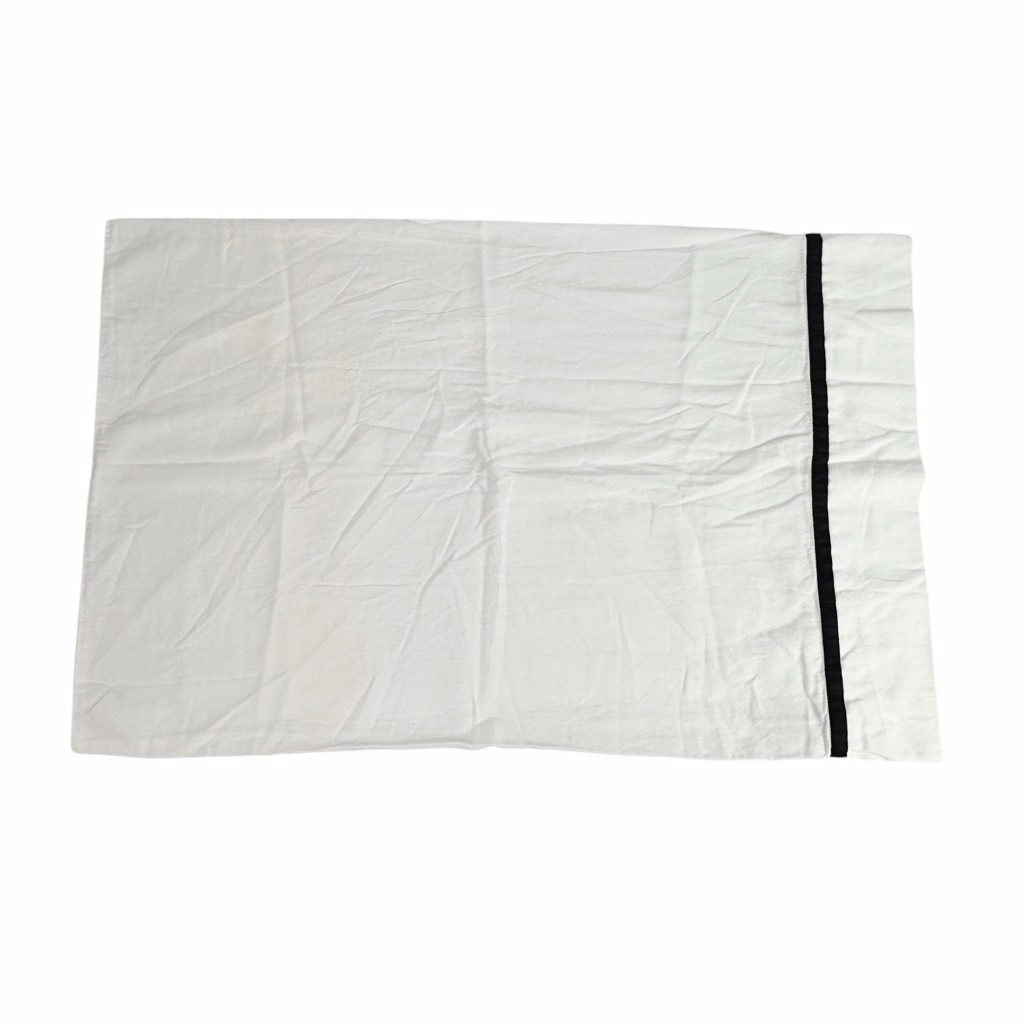 PARACHUTE King Size Pillowcase White Black