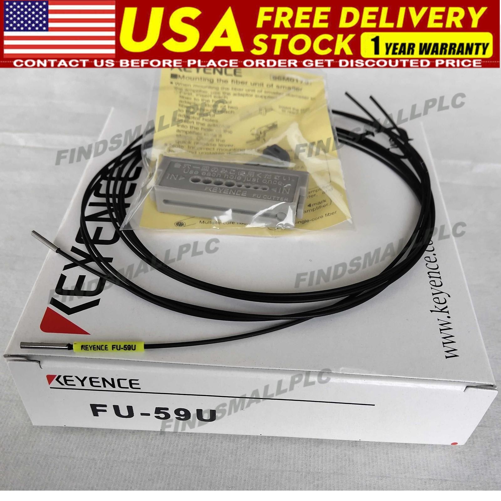 1PC Keyence FU-59U Fiber Optic Sensor FU-59U New In Box US Free TAX