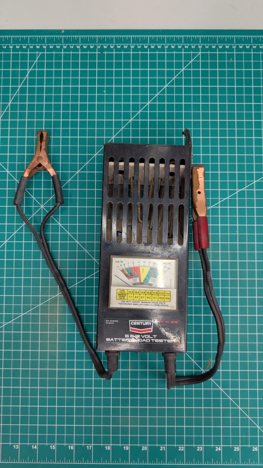 Century Time Saver 88100 Battery Load Tester 6 Or 12 Volt