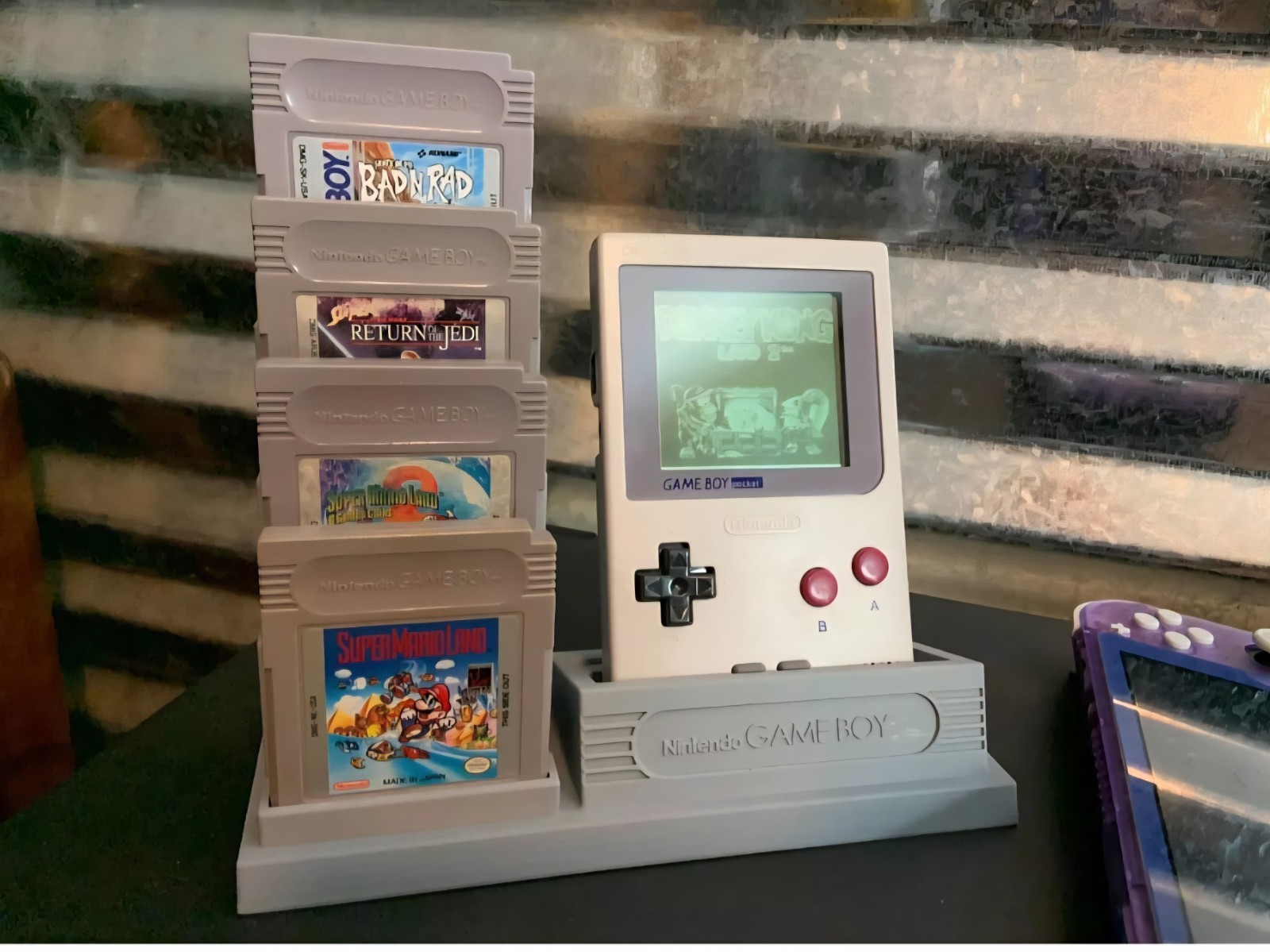 🚨🔥Nintendo Game Boy Console and Game Display Stand Holder System Cart Case