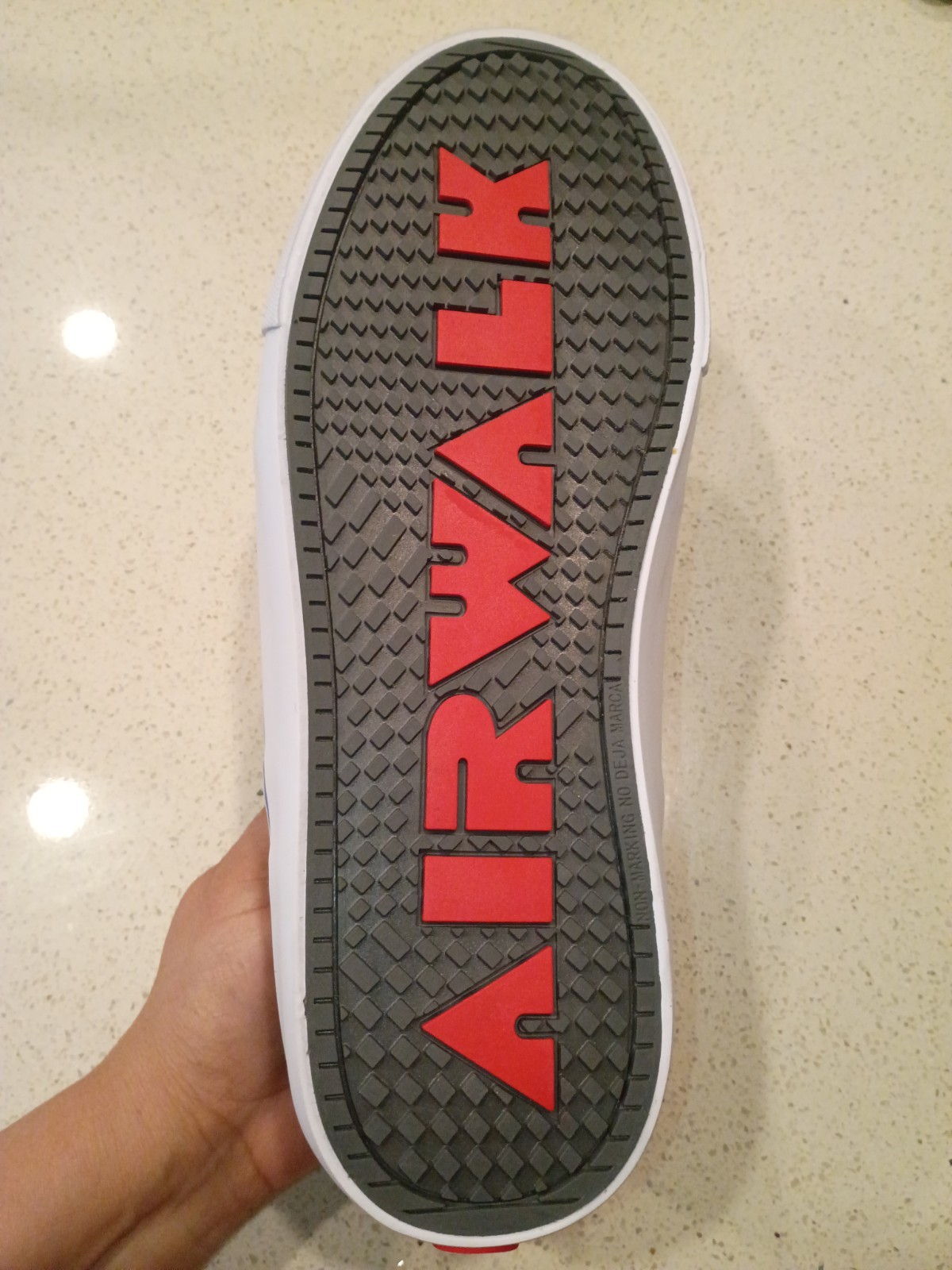 Airwalk Men's Skateboarding Shoes Gray Blue Medium Width US Size 11