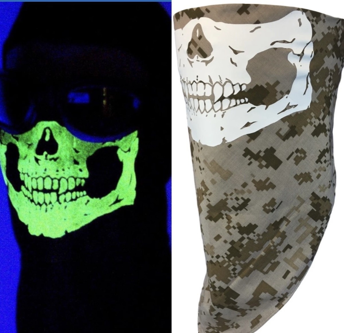BROWN DIGITAL ACU DESERT CAMO Bandana Scarf Face SKULL Mask VELCRO®Brand CLOSE