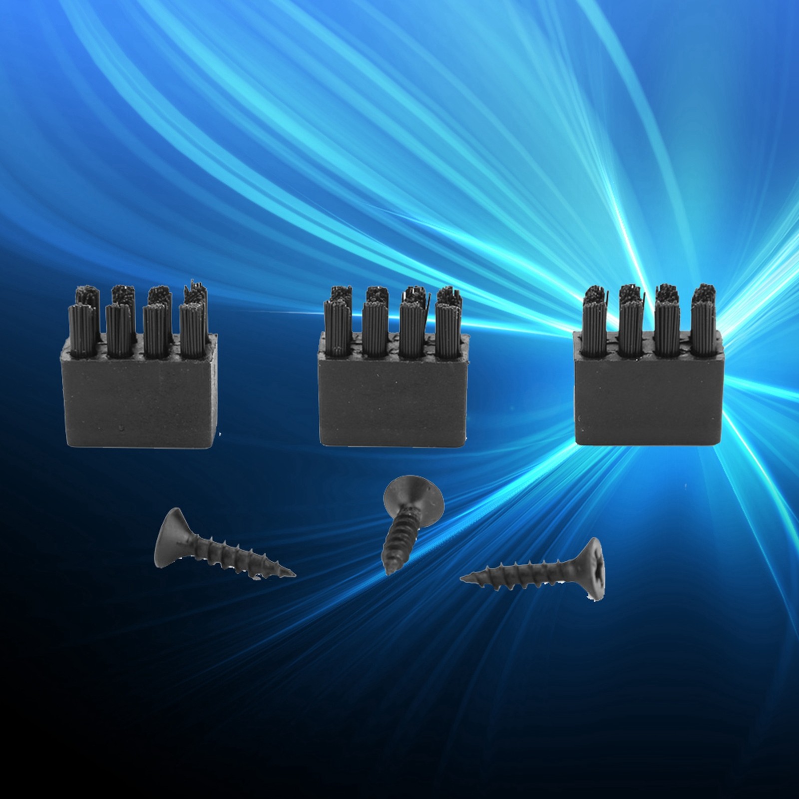 3pcs Rest Replacement Brushes With Screws For Archery Bow