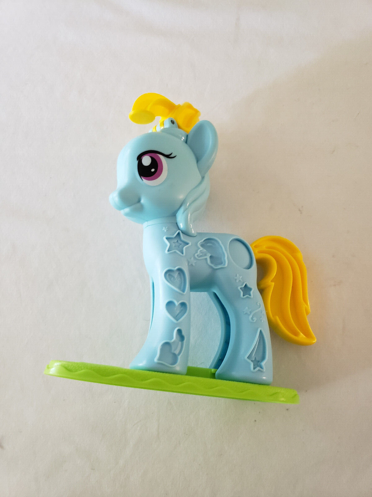 My Little Pony Rainbow Dash NO WINGS & Stand 7" Play Doh Style Salon Hasbro