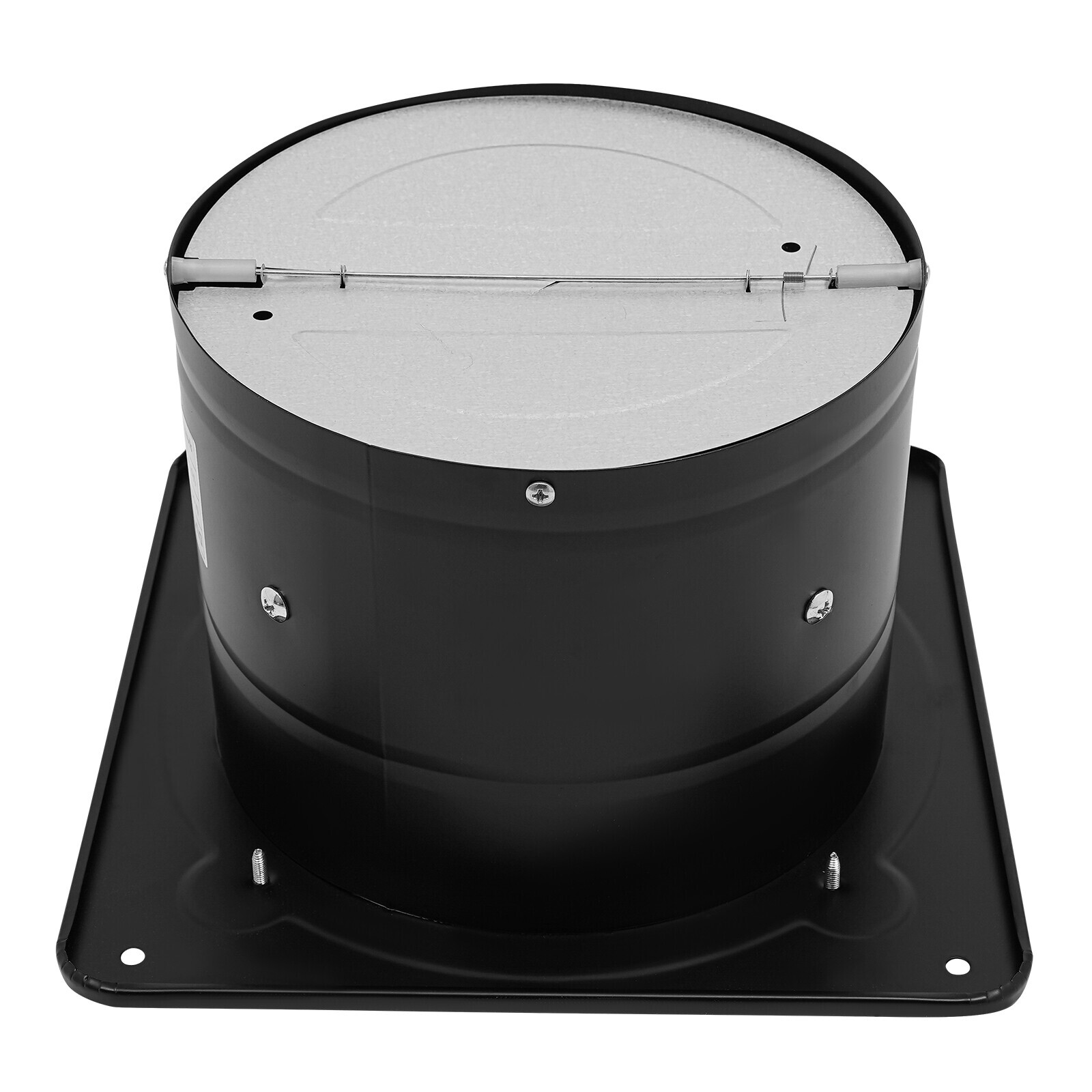 8" Exhaust Fan Portable Kitchen Ventilation Fan Wall Mount with Backdraft Damper