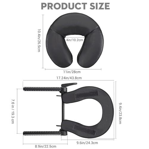 Universal Massage Table Face Cradle & Cushion, Adjustable Massage Chair Spa Bed