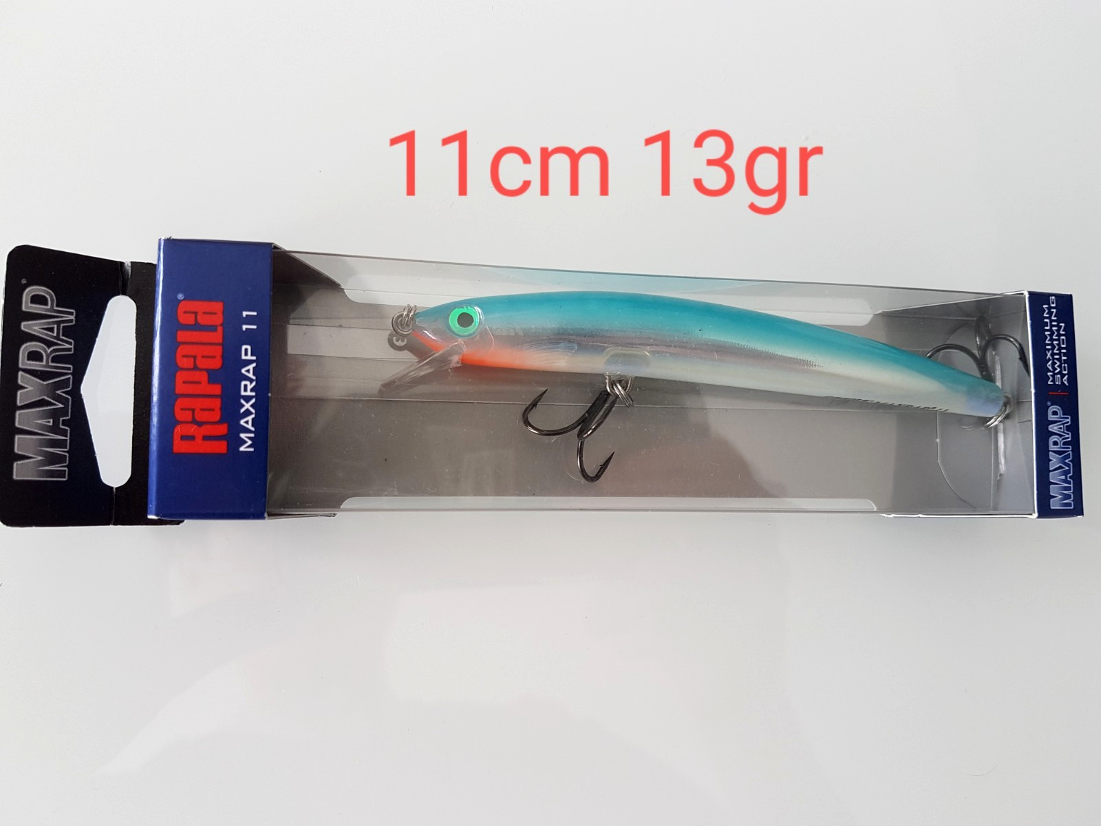 RAPALA MAXRAP 11cm 13gr MXR11-FMTQ COLOR FLAKE METAL TURQUOISE