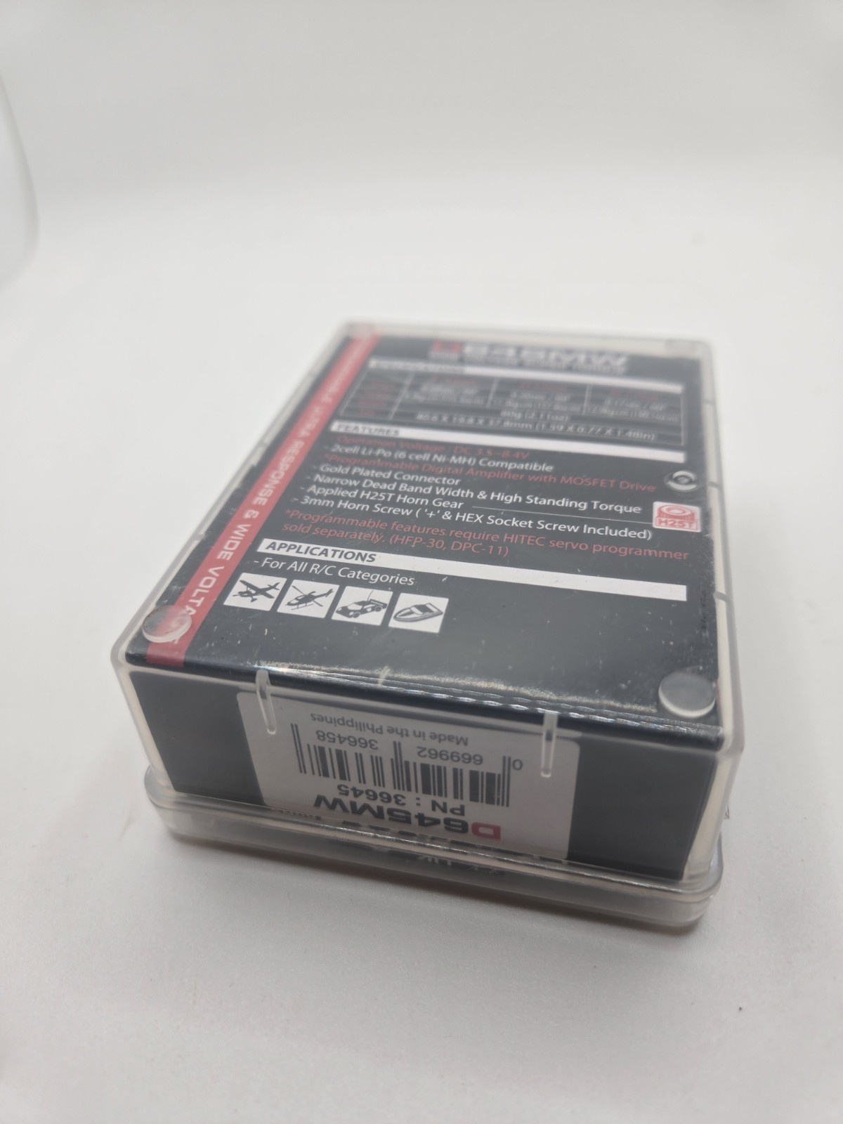 HRC36645 D645MW Standard Digital High Torque Metal Gear Servo
