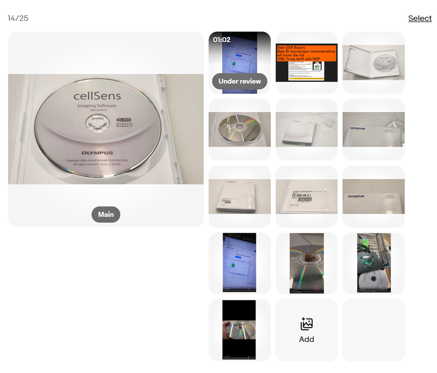 *Beautiful* Olympus cellSens imaging Software Version 4.3.1 DL-DVD 34884