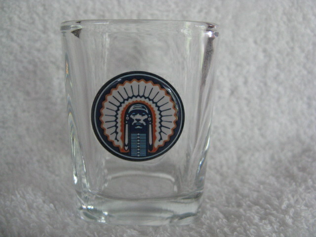 Bottle Cap Image Shot Glass ~ Handcrafted ~ **Gift Idea ~ Fighting Illini