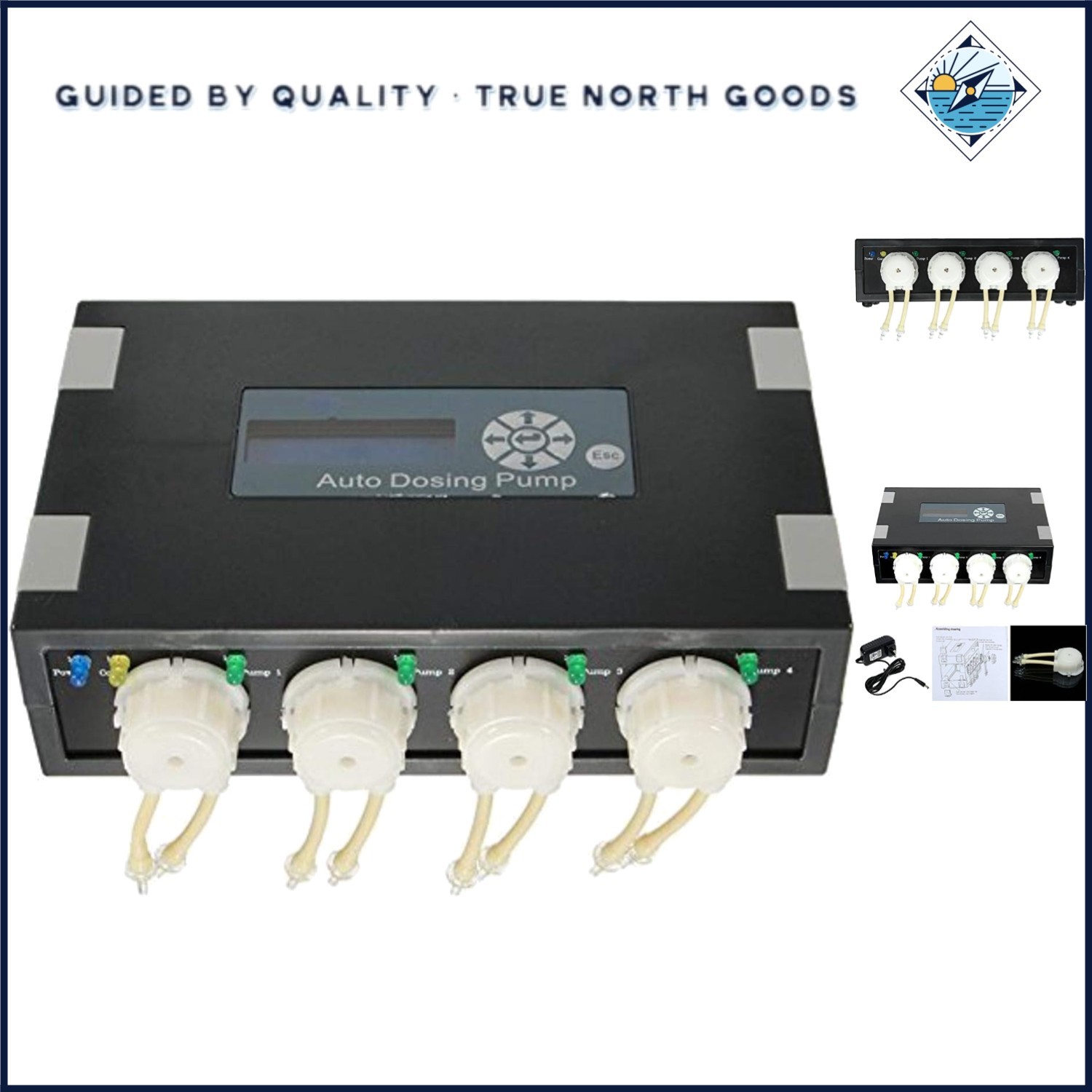 Multi-Channel Dosing Pump for Aquariums, Precision Dispensing and Timed Control