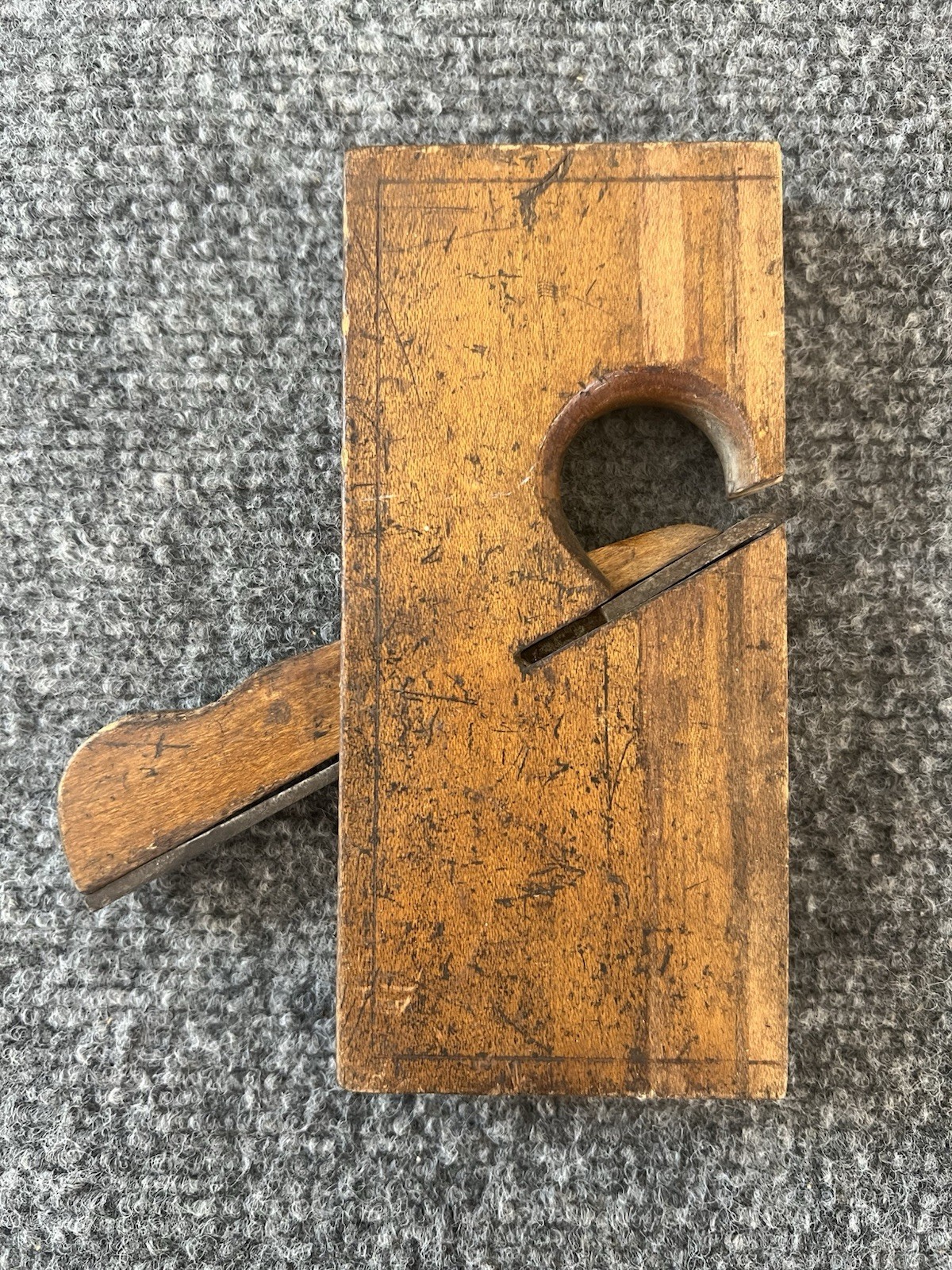 Clean User Antique Vintage 5/8" Rabbet Woodworking Moulding Plane