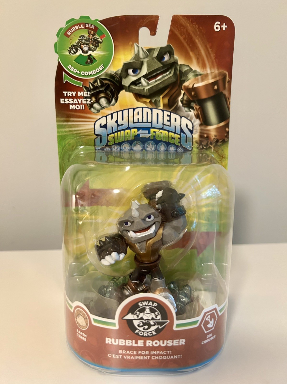 Skylanders - Swap Force - Rubble Rouser 🪨 2013 New/Store Pk. Re-Glued
