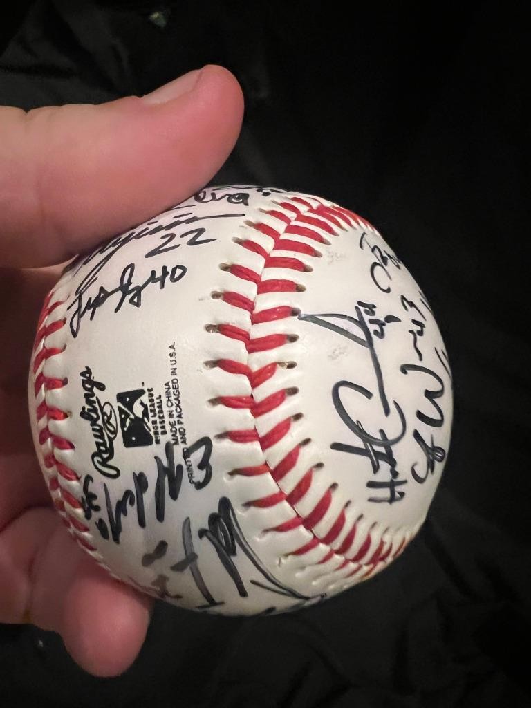 Original Authentic Player Signature Signed Team Brooklyn Cyclones Baseball 2011