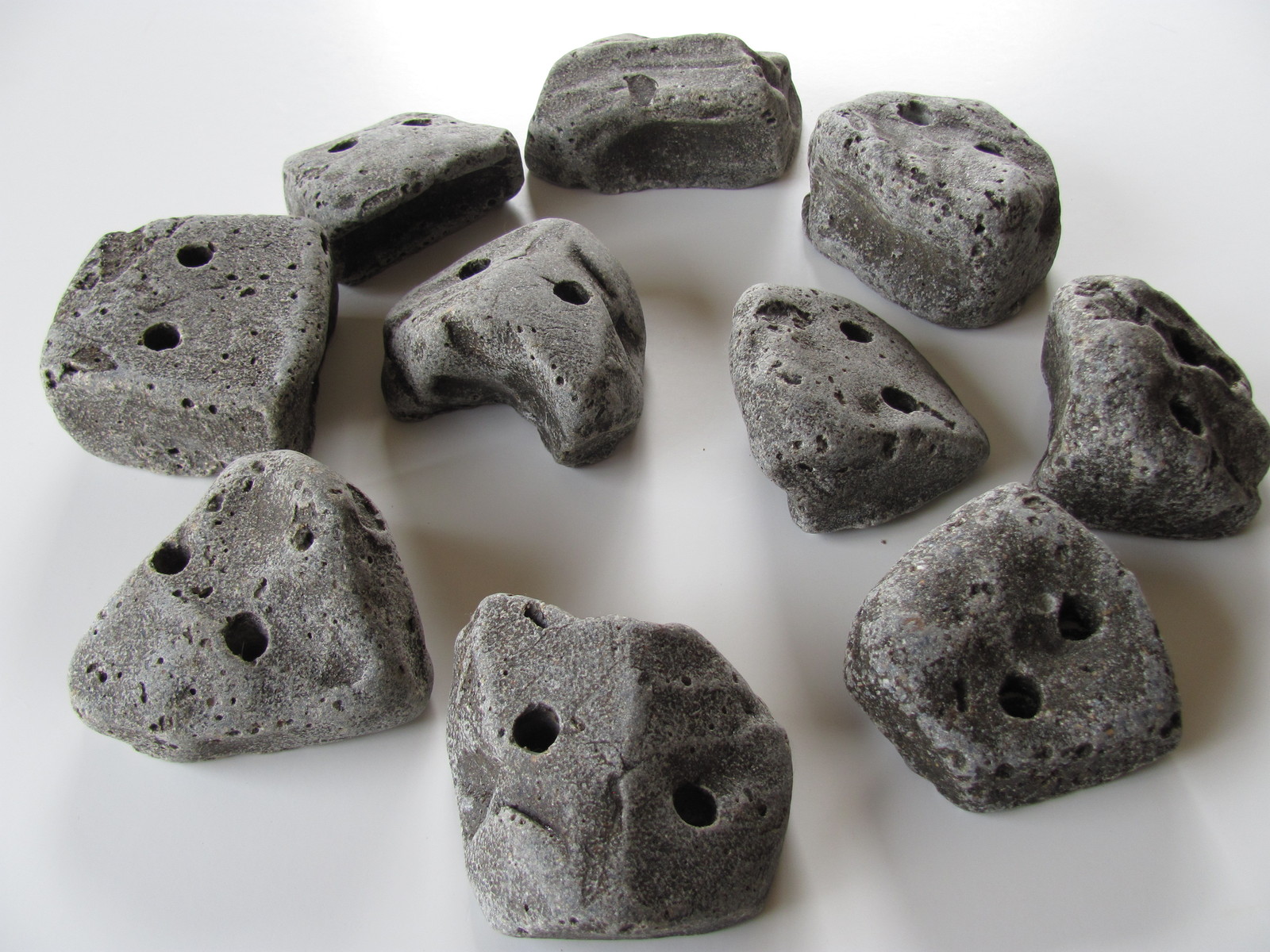 25 KIDS ROCK CLIMBING WALL HOLDS. SCREW ON CLIMBING HOLDS. Made in the U.S.A