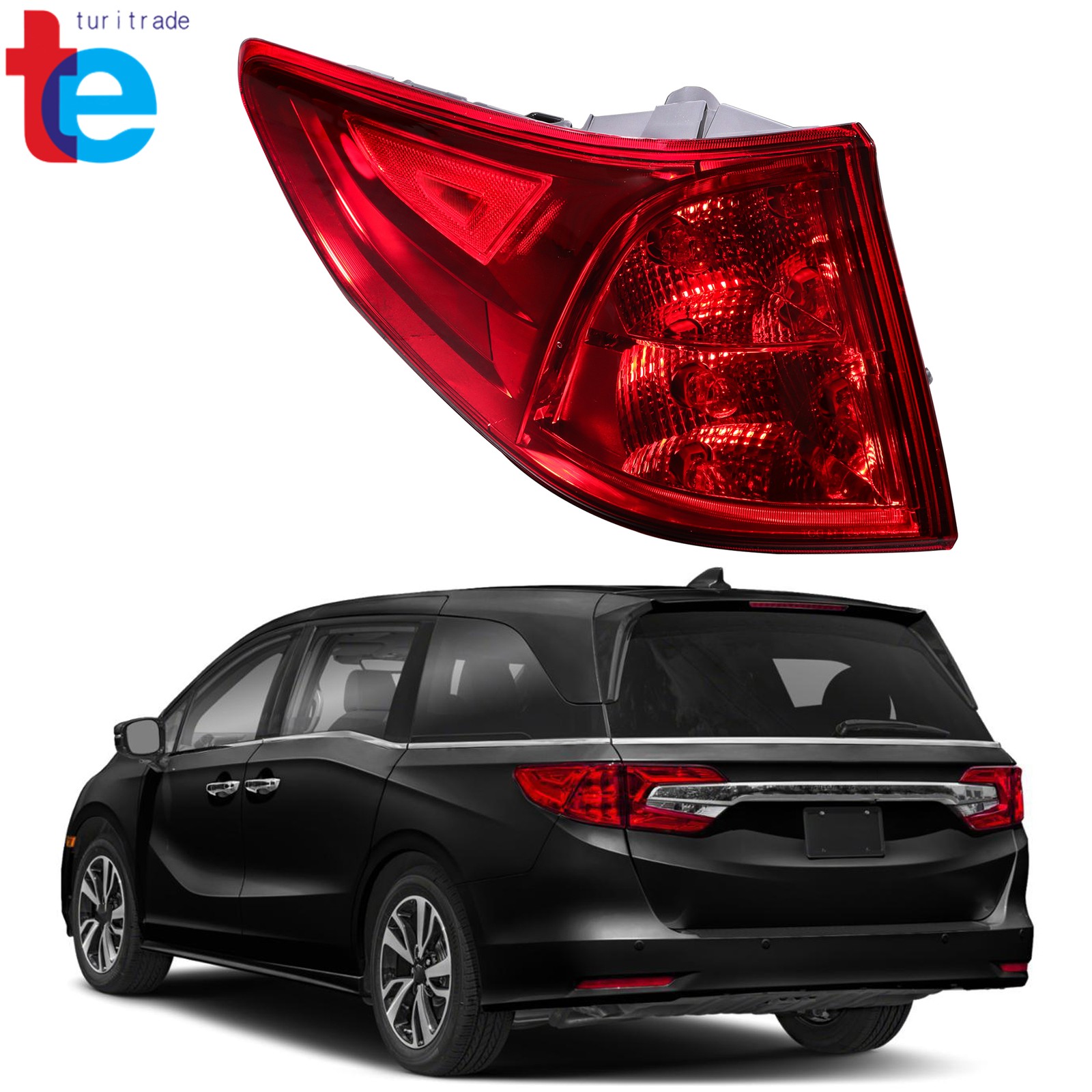 For Honda Odyssey 2018-2023 Driver Left Side LED Rear Outer Taillight Brake Lamp