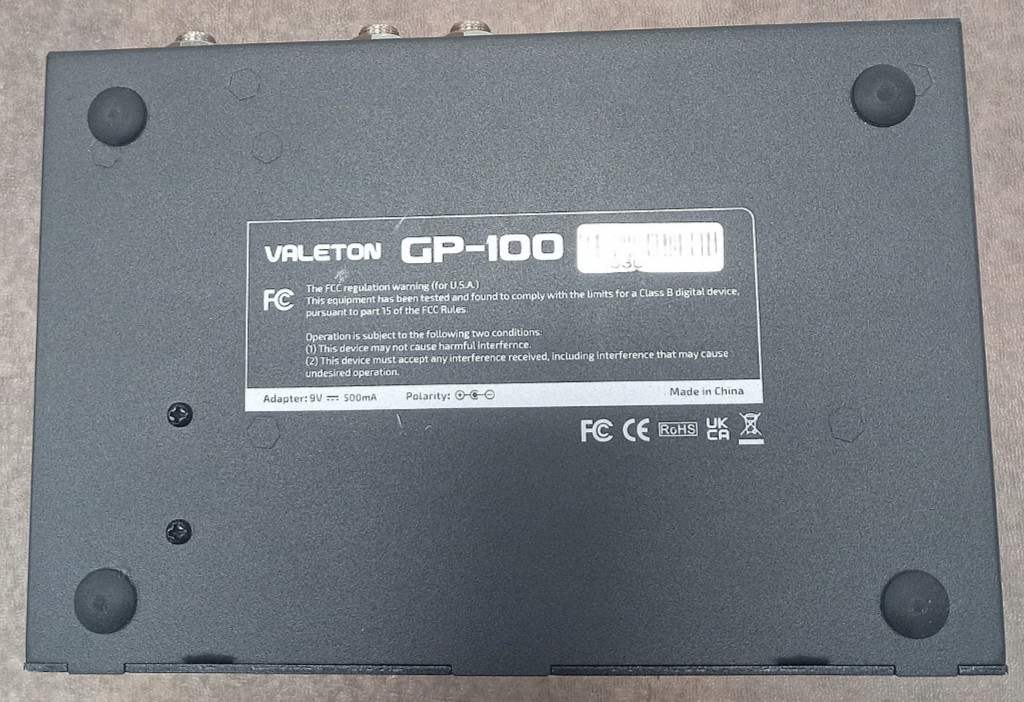 Valeton GP-100 Guitar Multi Effects Processor Pedal 140 Built in Effects Looper