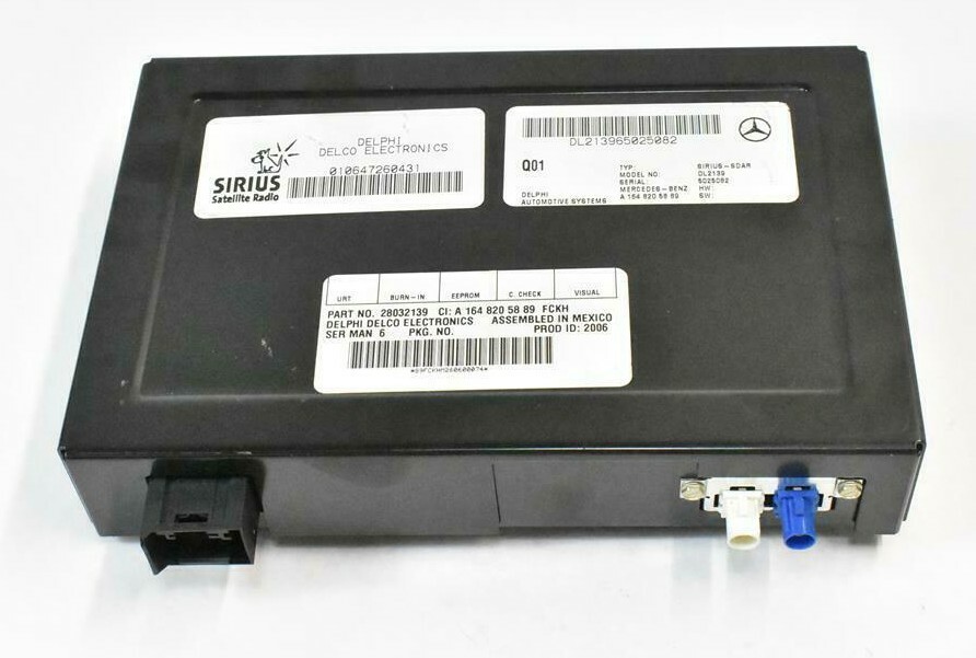 06-09 Mercedes W251 R500 ML450 GL450 Sirius Satellite Radio Receiver Q6 OEM