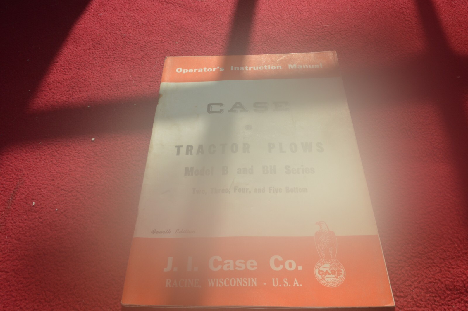 Case Tractor B BH Series Tractor Plow Operator's Manual AMIL15 ver2