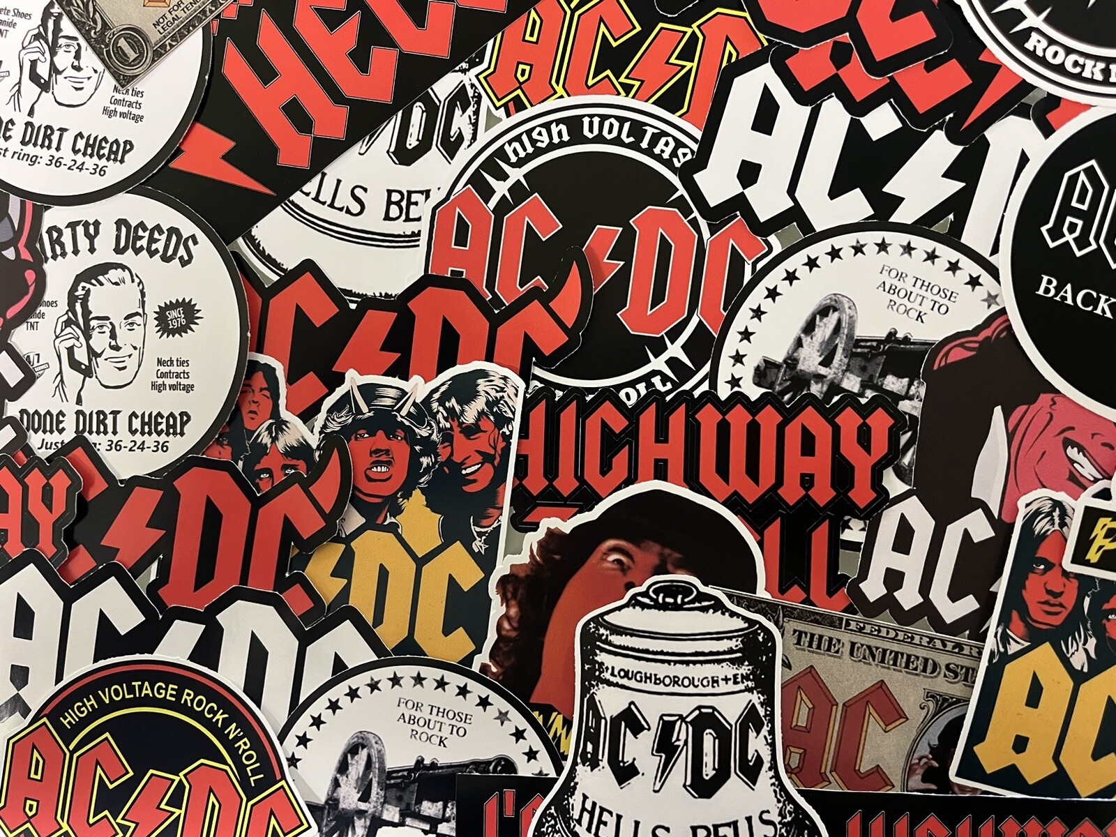 Ac/dc Sticker  Pack