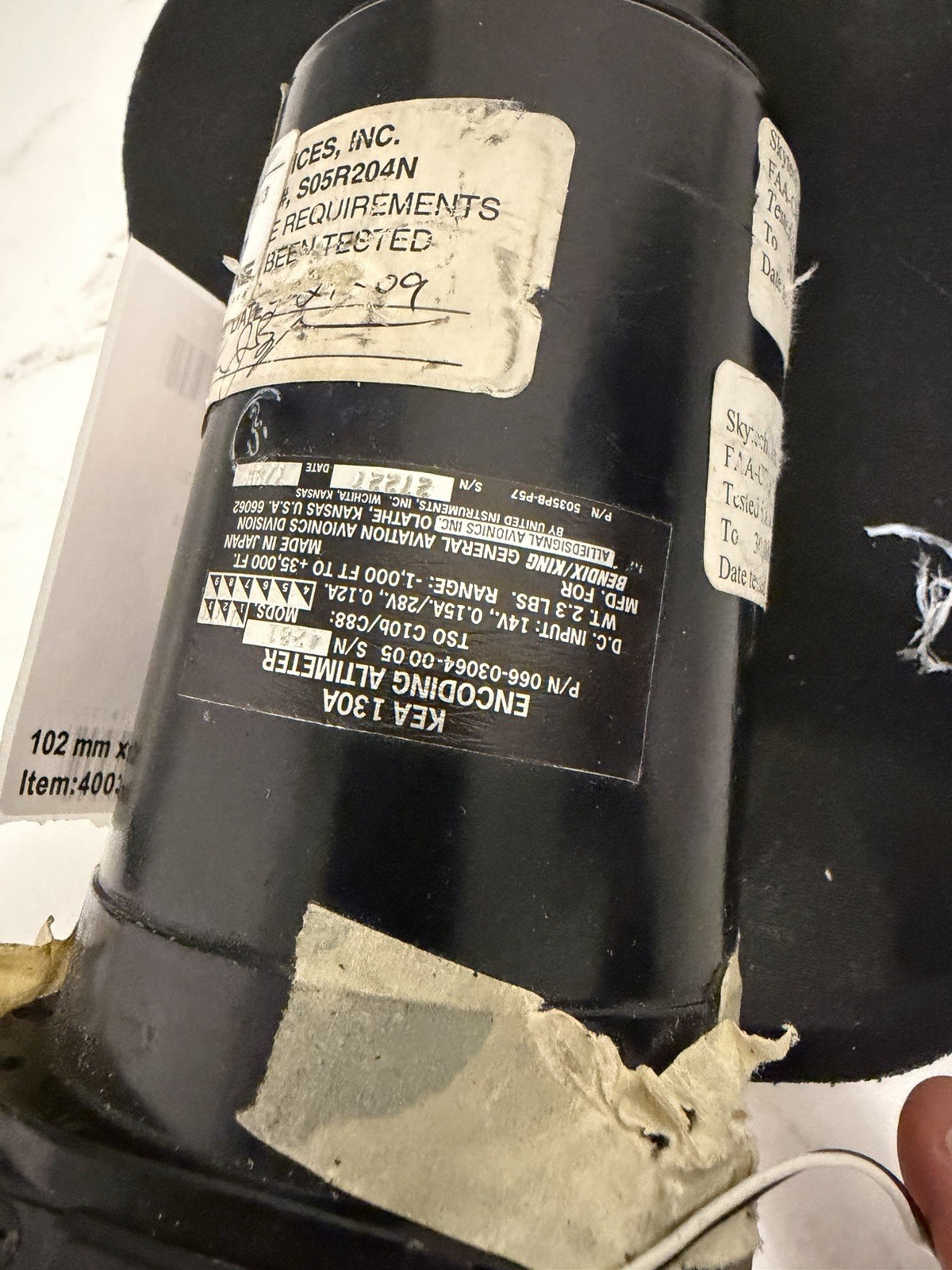 Bendix/King KEA 130A Encoding Altimeter PN: 066-03064-0005 Serviceable