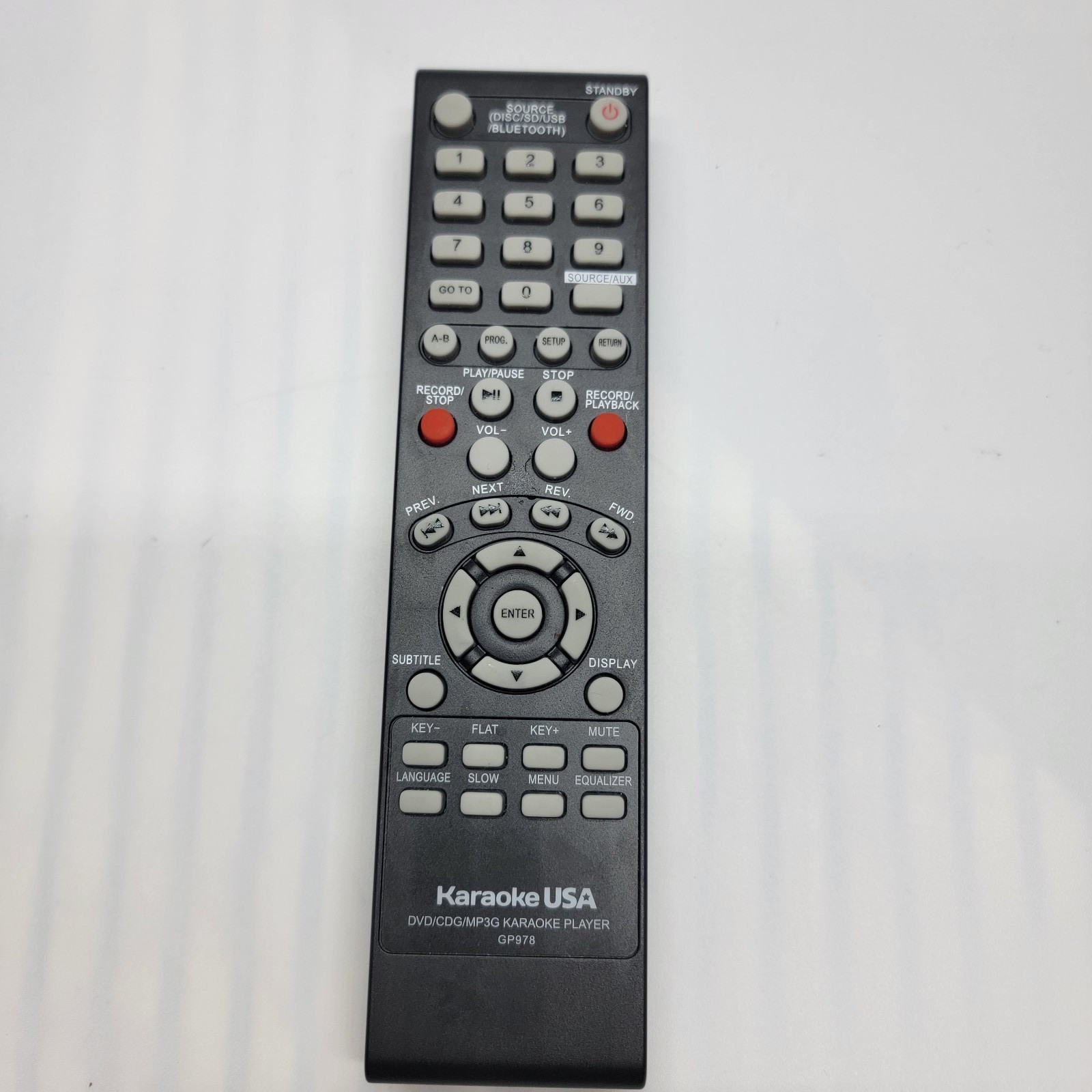 Karaoke USA Remote Control Only for Karaoke USA Machine Model GF829