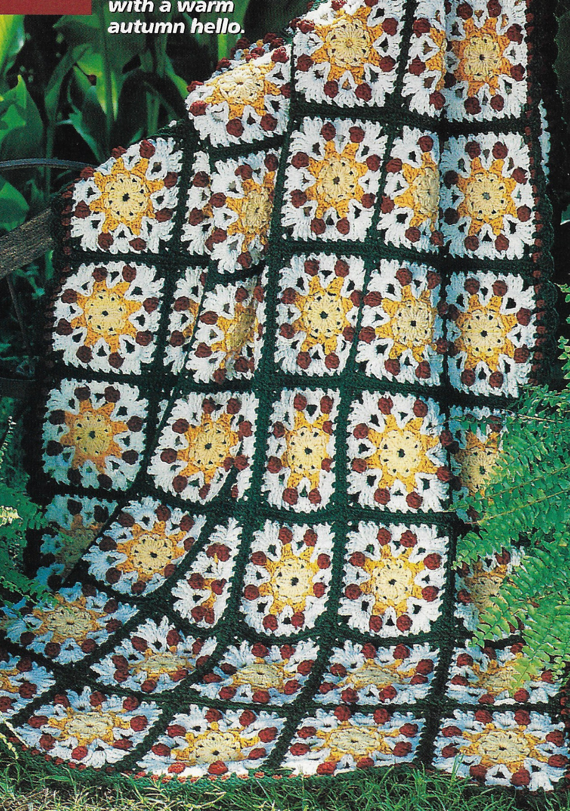 Harvest Afghan crochet pattern instructions
