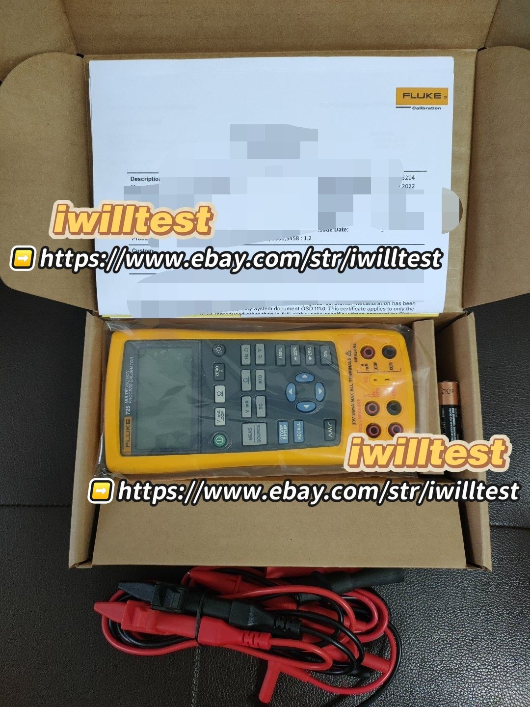 Fluke 725 Multifunction Process Calibrator new/2024 *IW