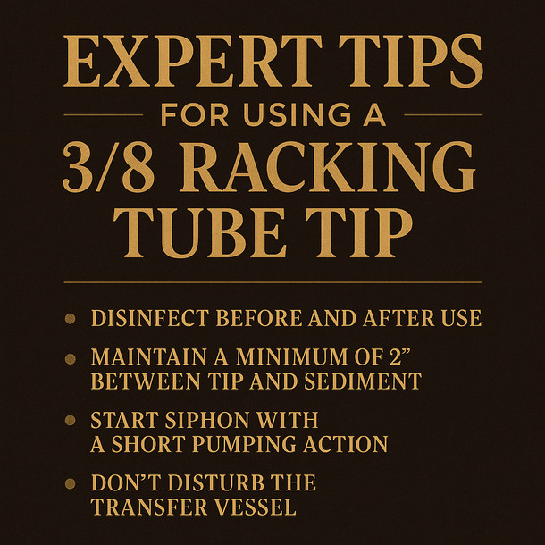 Fermtech 3/8 inch Racking Tube Tip
