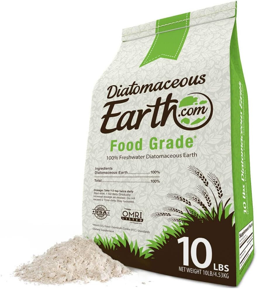 Diatomaceousearth 10 LBS Food Grade Diatomaceous Earth - 100% Organic All Natura