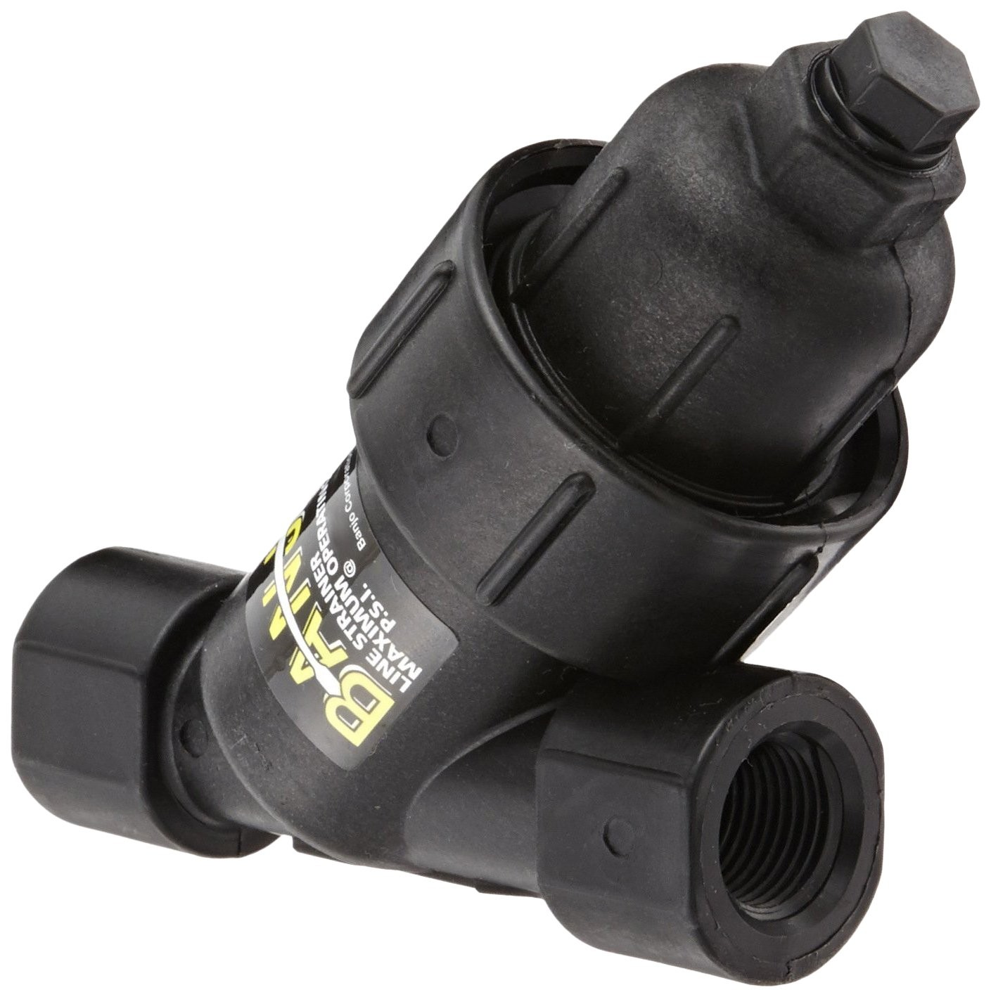 Banjo Corp LS100-80 Polypropylene Y Strainer, 80 Mesh, 1 NPT Female