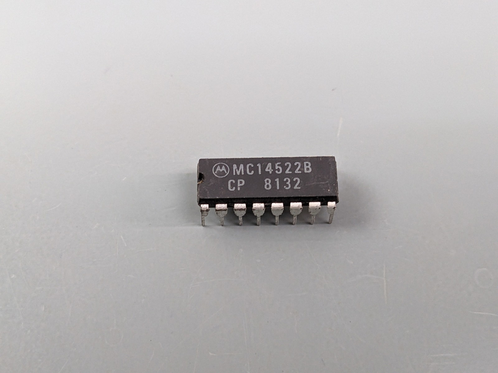 (4) MC14522 ICs, Programmable BCD Divide-By-N Counter, Motorola, NOS