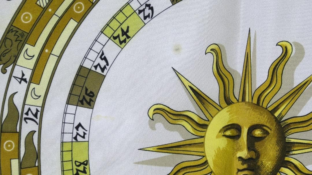 Hermes Large Scarf 90 Silk 100 D427