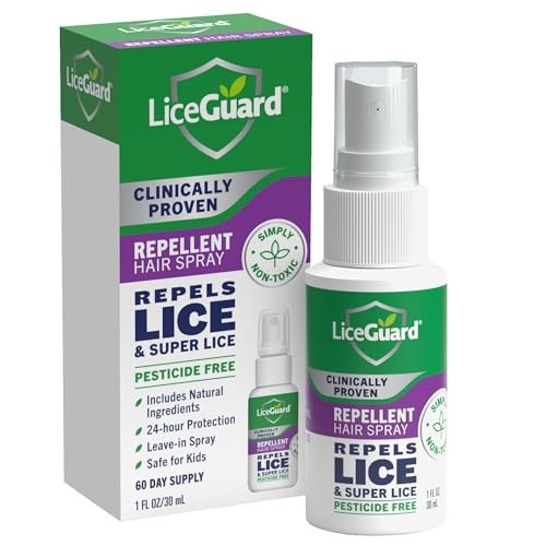 Lice Spray, 1 Fl Oz, Concentrated, Preventative Lice Treatment for Kids &