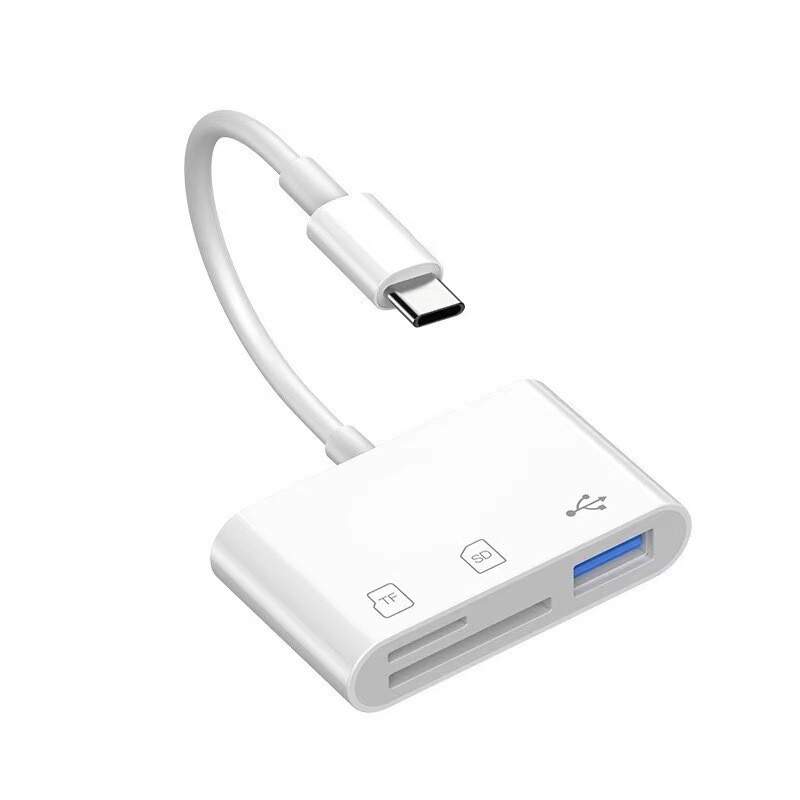 TF/SD Card Adapter Camera Reader Camera Android Type-c For iPhone17 Pro Max Plus