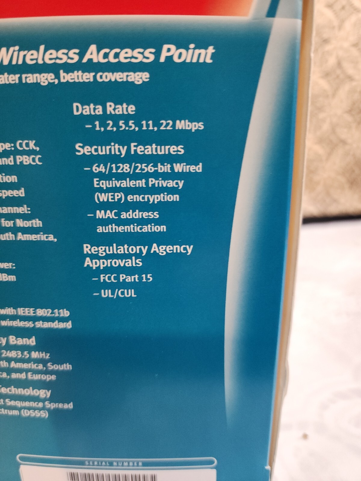 US Robotics Wireless Access Point NIP Model- 2249 Priority Ship PLEASE READ