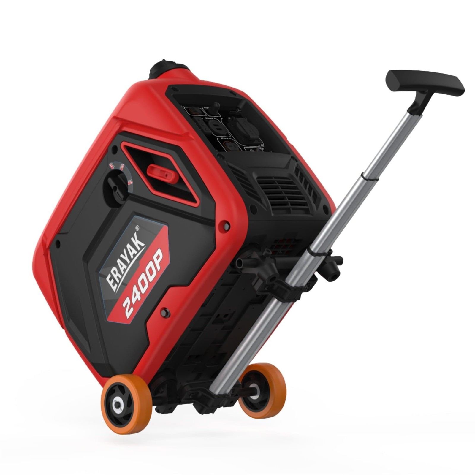 Wheel Kit For Portable Generators with Extending Telescopic Handle, Never-Fla...