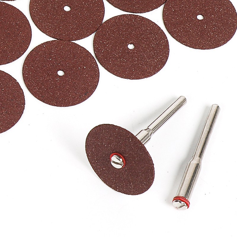60X Cutting Disc Sanding Wheel Saw Cutter Mandrel Set Rotary Tool Accessories