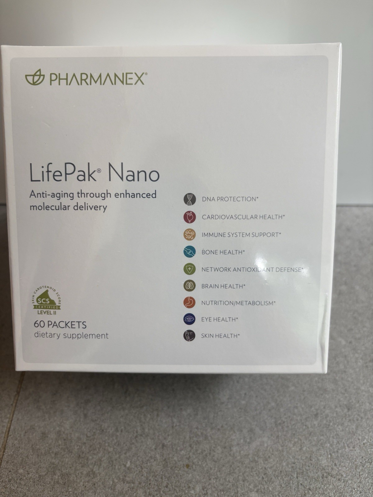 NuSkin Pharmanex  LifePak Nano 60 NEW   01/2027 SEALED PACKAGE