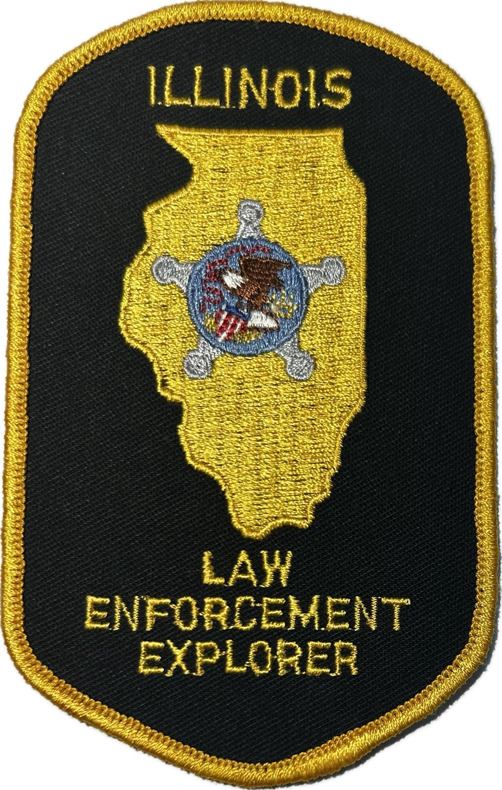 ILLINOIS IL LAW ENFORCEMENT EXPLORER SCOUT POLICE DEPT PATCH #KP
