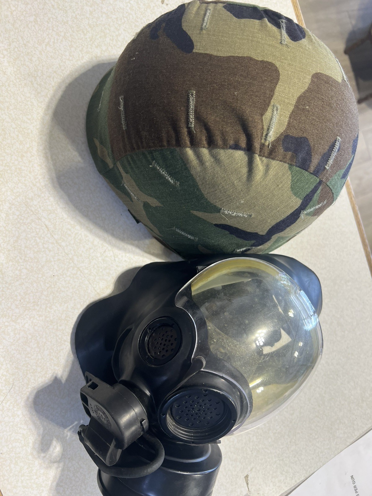 UNICOR Helmet with cover and face mask