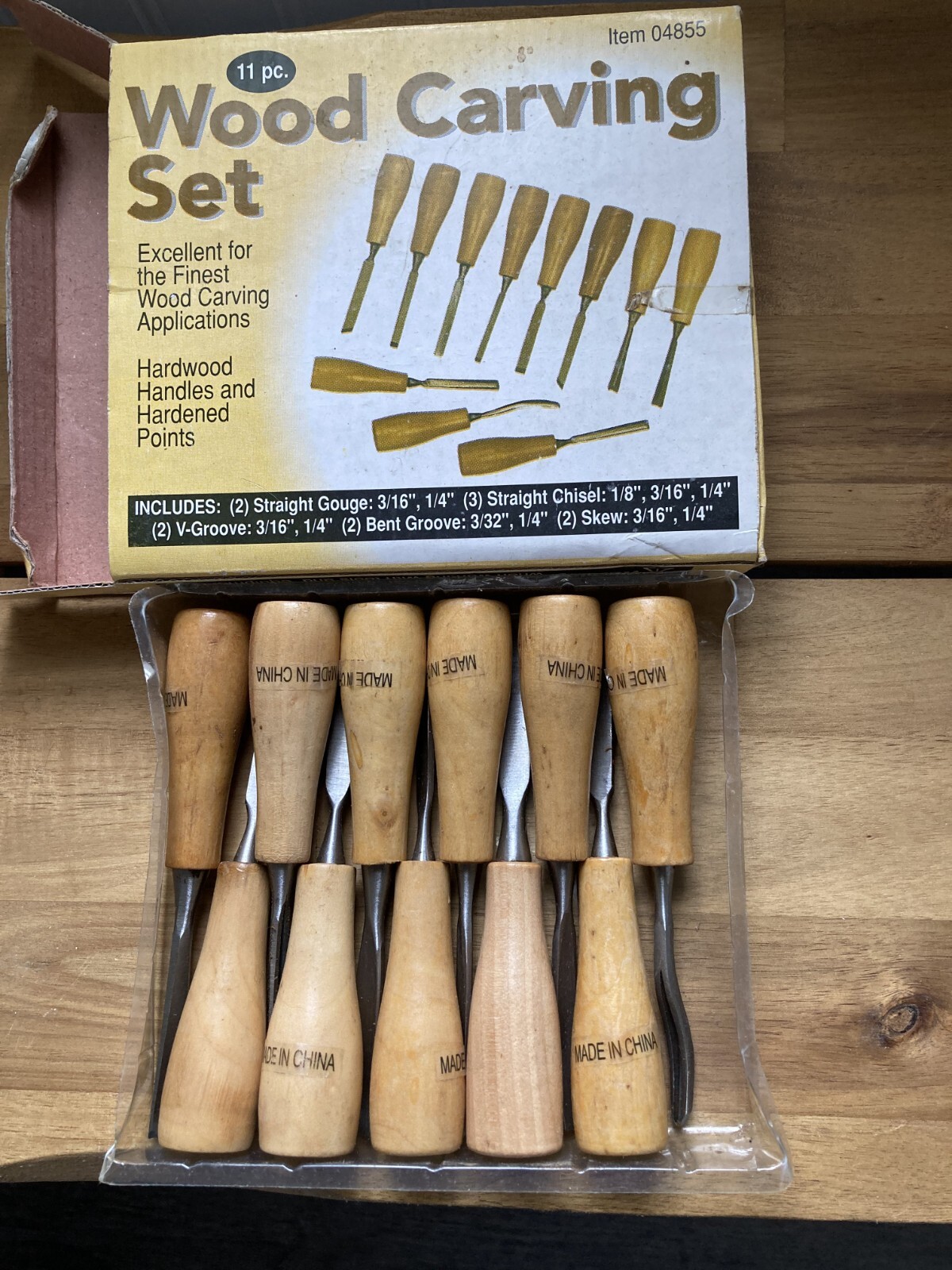 Wood Carvinng Set 11 pc.