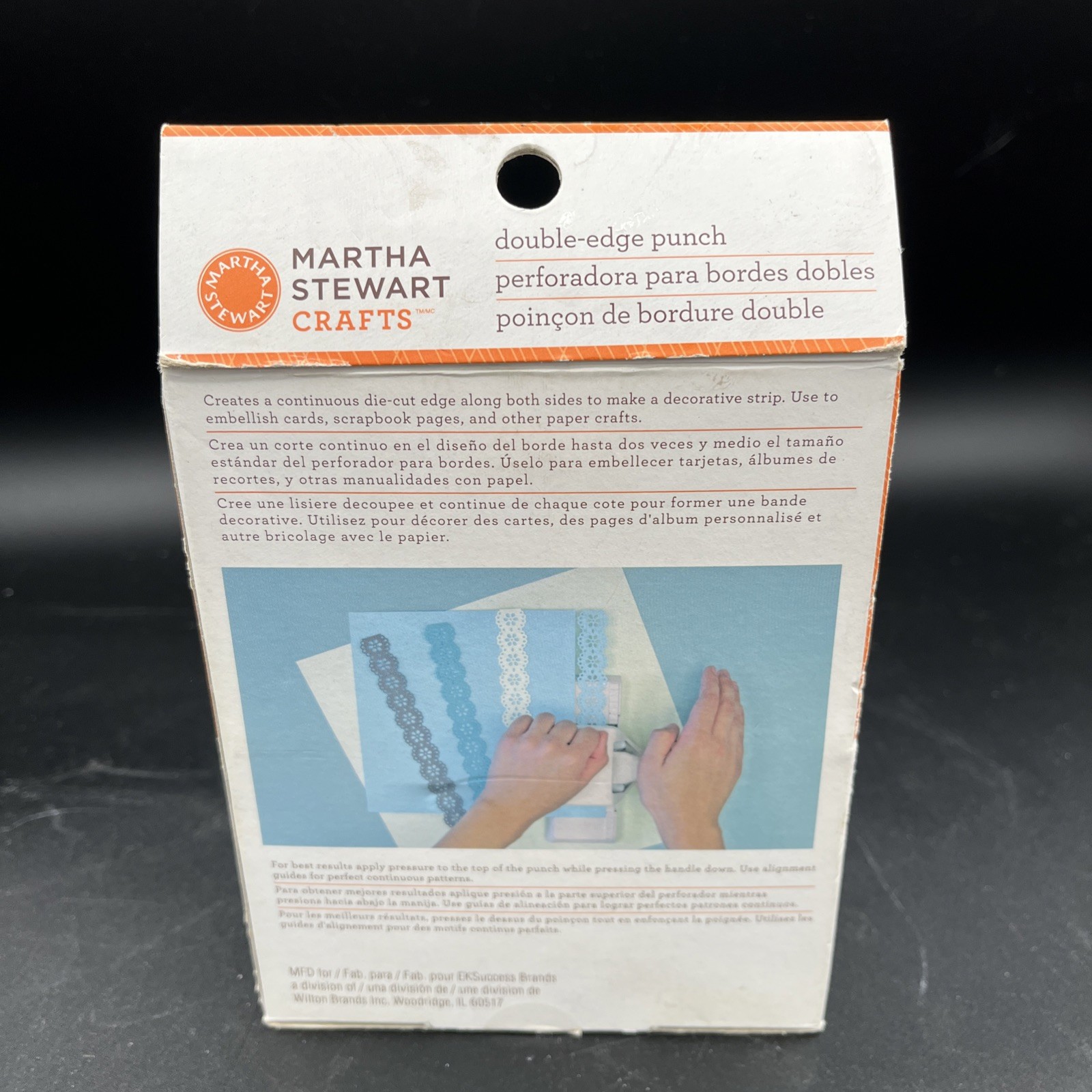 Martha Stewart SPIDERWEB Double Edge PUNCH Halloween