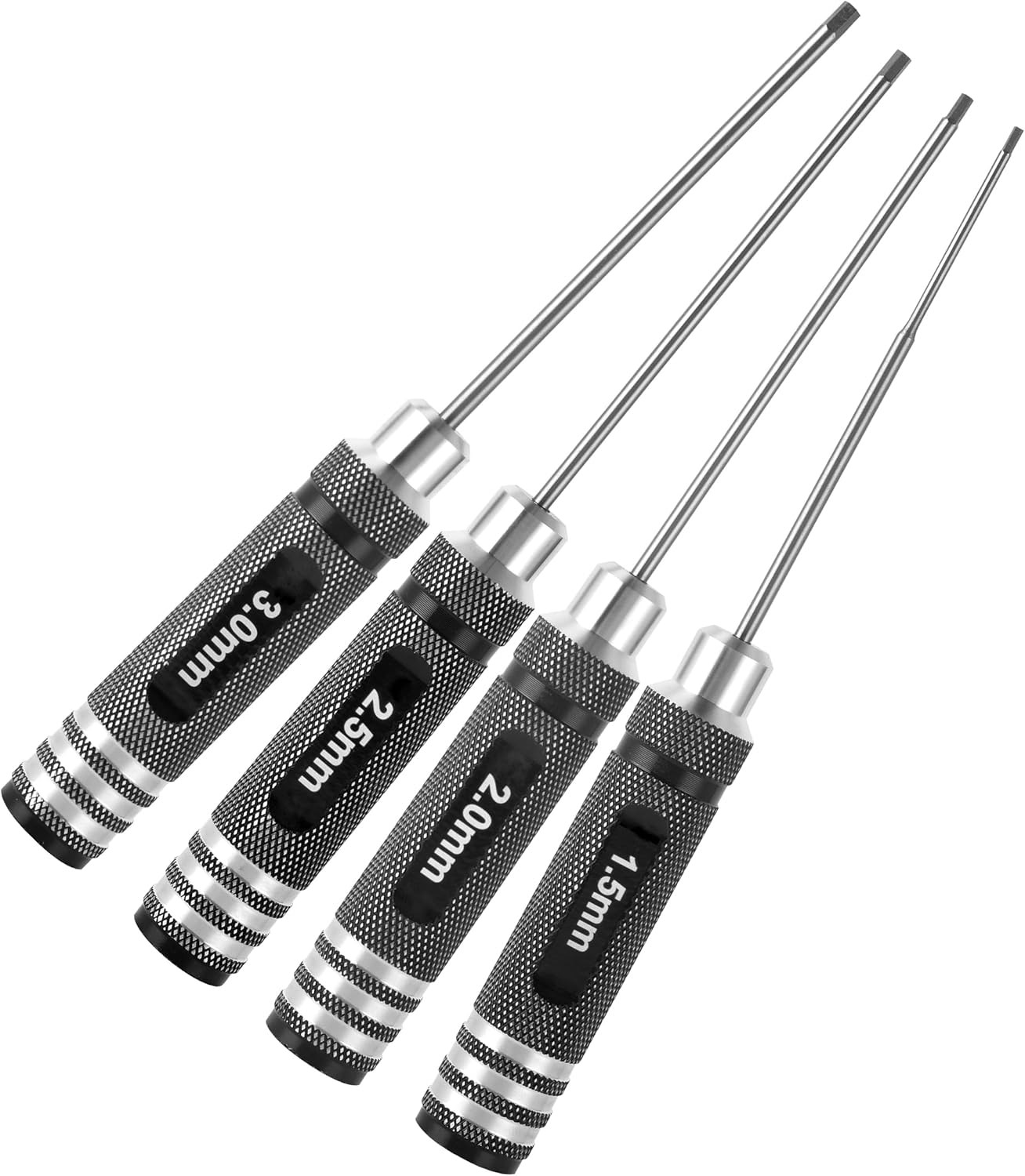 RC Hex ScrewDriver Set - 4pcs 1.5mm 2.0mm 2.5mm 3.0mm Hex Allen Screwdriver Kit