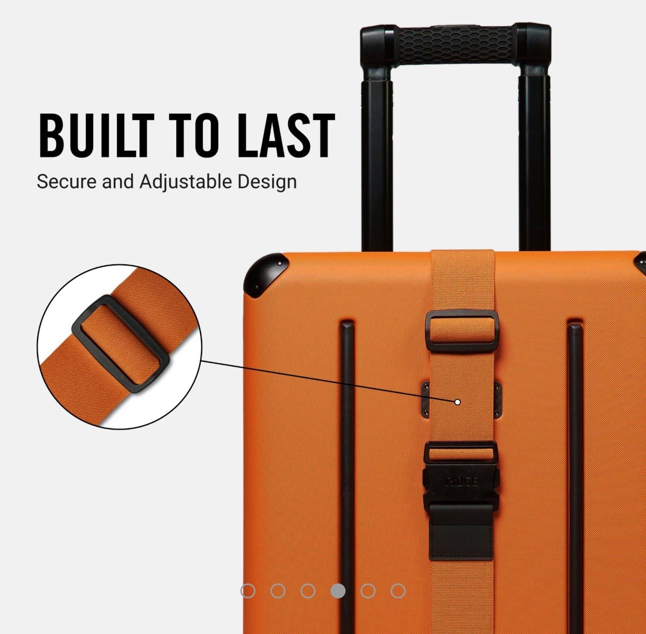 RIDGE Luggage Strap - BASECAMP ORANGE - New