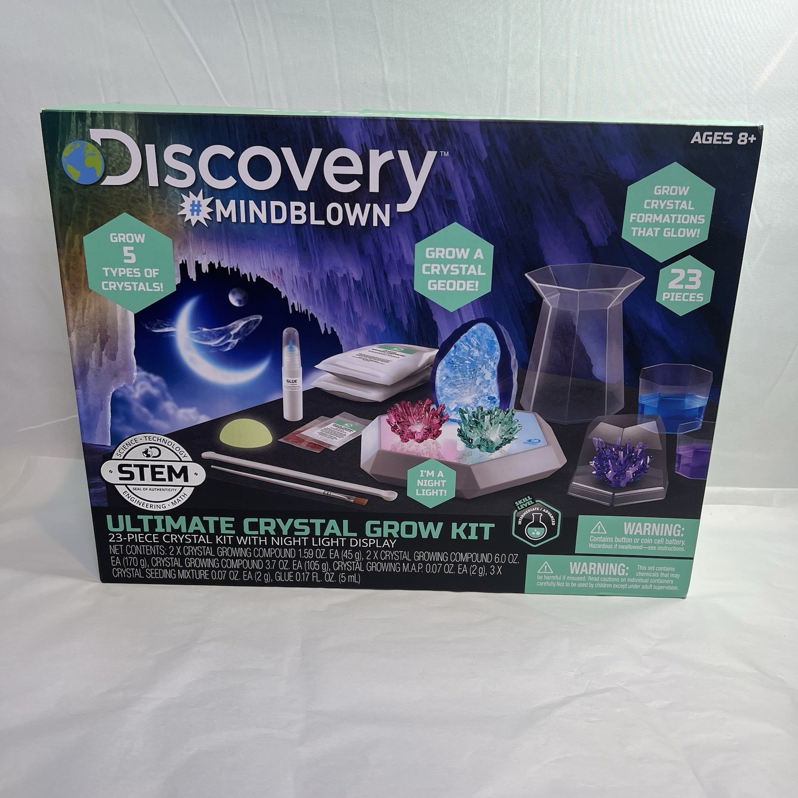 Discovery # MINDBLOWN 23 Pieces ULTIMATE CRYSTAL GROW KIT
