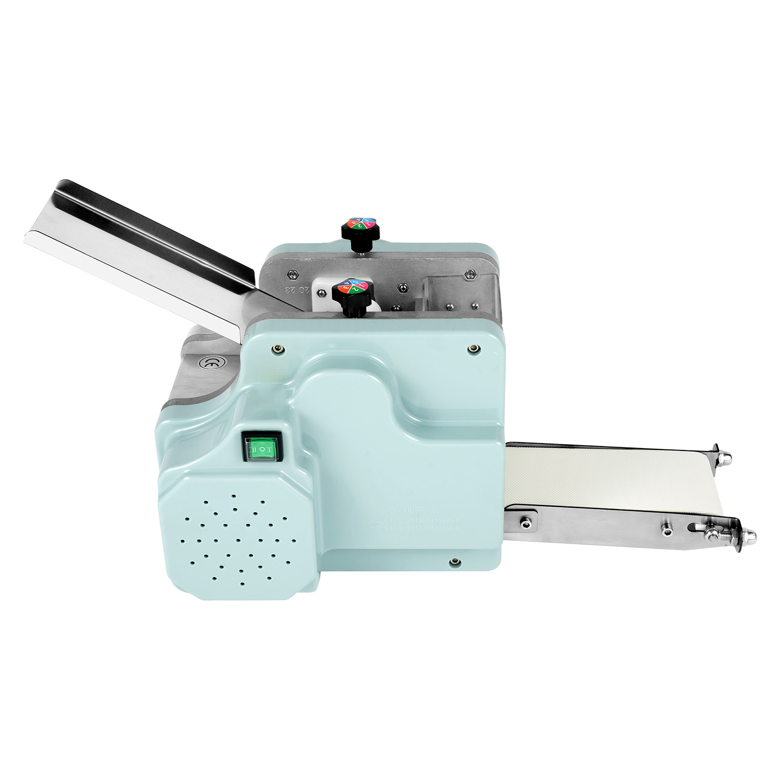 110V Electric Dumpling Skin Processing Machine Maker Wonton Dough Commercial