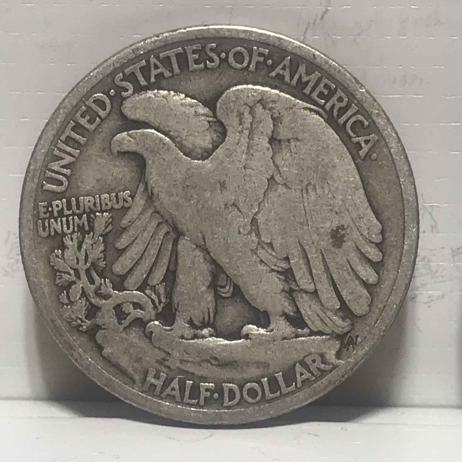 1916 D Walker Silver Better Key Date Better Grade Half Dollar A