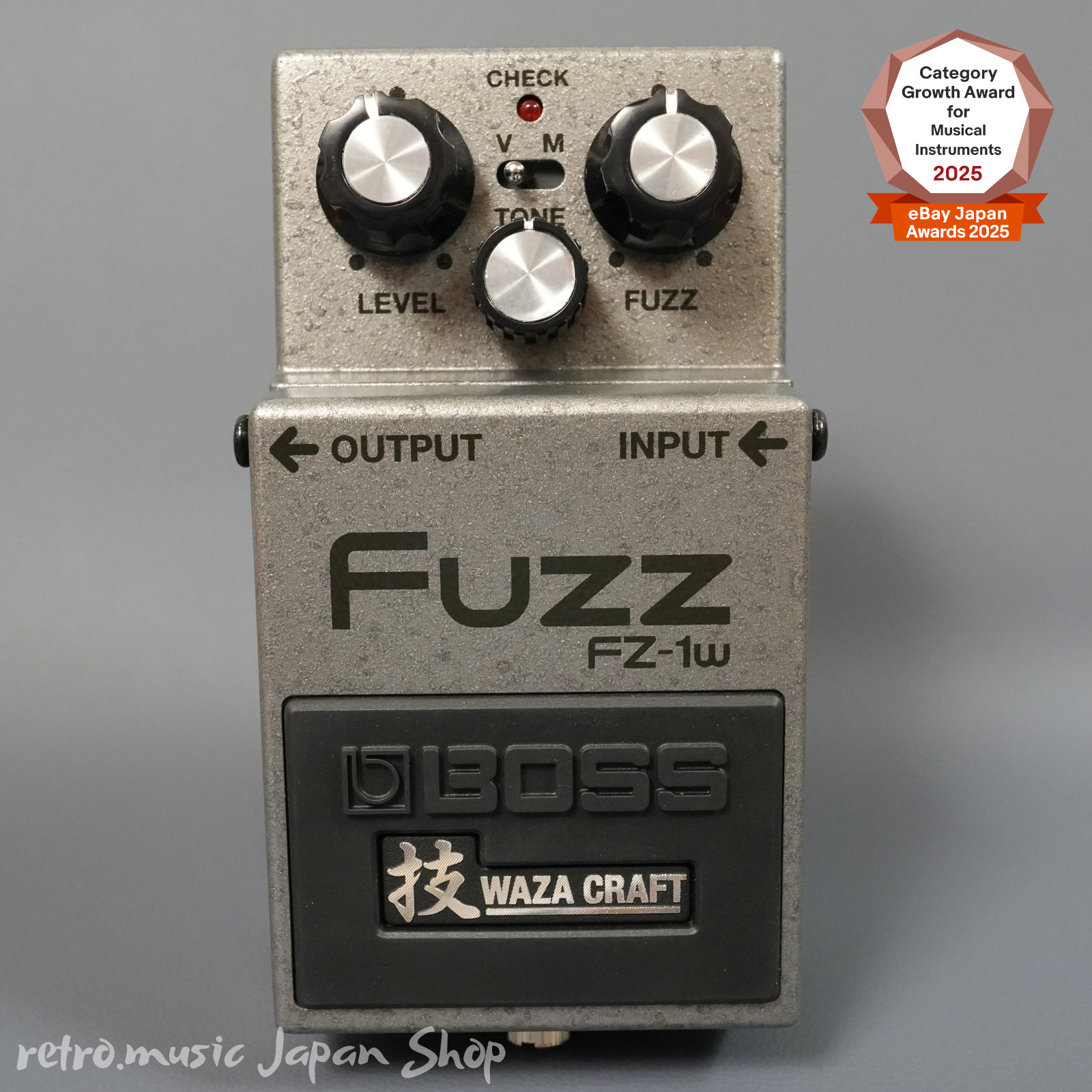Boss FZ-1W Fuzz Waza Craft Premium All-Analog Guitar Effects Pedal FZ1W