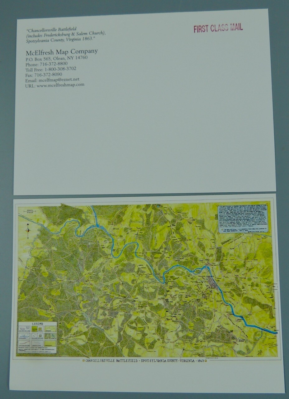 McElfresh Map Company, LLC – Complete 7 Civil War Maps & 2 Post Cards